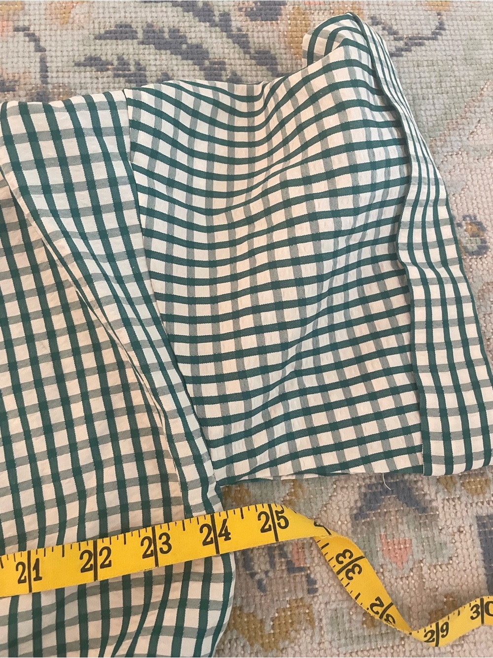 Tuckernuck Pomander Place Green Gingham Zacara Dress - Picture 4 of 4